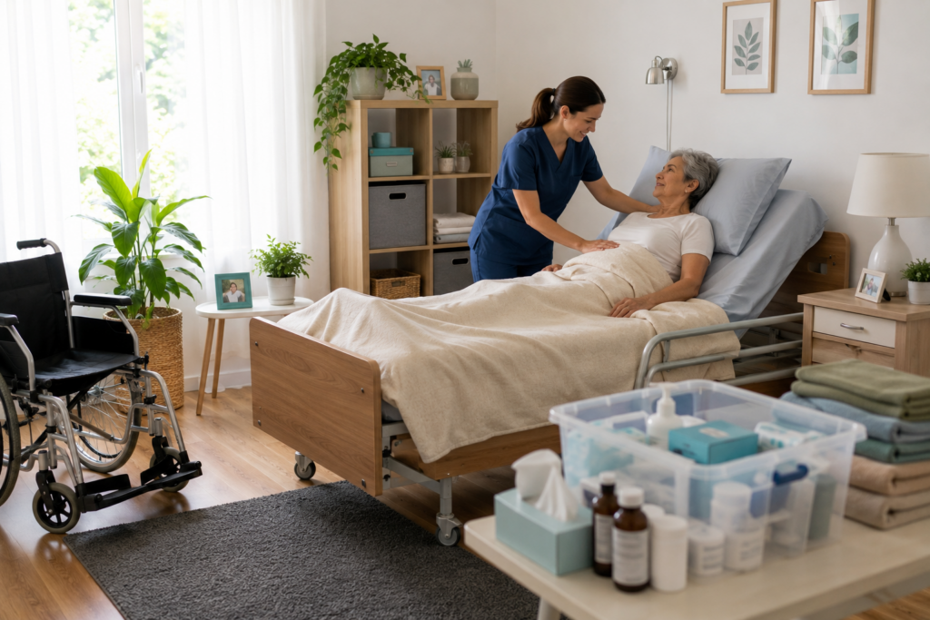 ¿Cómo preparar el hogar para una hospitalización domiciliaria?