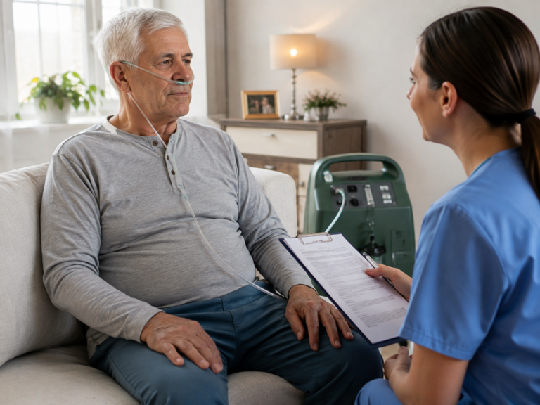 Oxigenoterapia domiciliaria: cuándo forma parte de un programa de hospitalización en casa