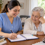 El uso de un cuaderno de cuidados: por qué muchas cuidadoras de adulto mayor lo recomiendan